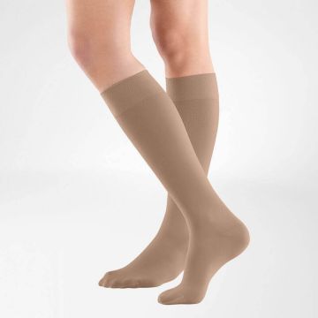 Bauerfeind VenoTrain soft Kniekousen (AD) Amaretto