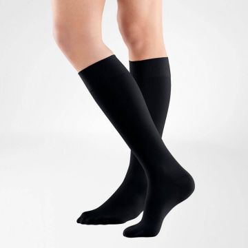 Bauerfeind VenoTrain soft Kniekousen (AD) Zwart