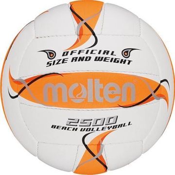 Molten Beachvolleybal 2500 - Wit/Oranje