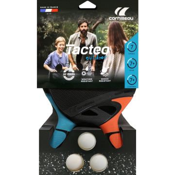 Cornilleau Tafeltennisset Tacteo Duo Pack - donkerblauw/terracotta