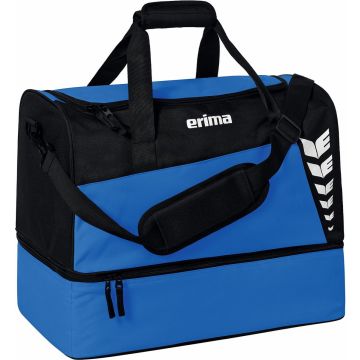Erima Sporttas Six Wings met bodemvak - Maat L - Royal