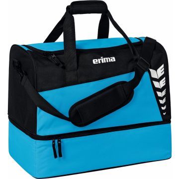 Erima Sporttas Six Wings met bodemvak - Maat L - Curacao
