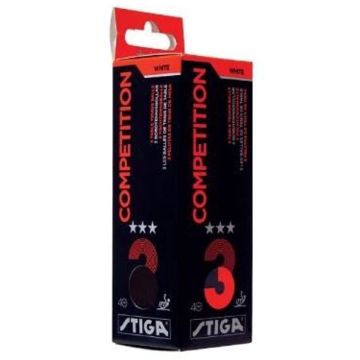 Stiga Tafeltennisbal Optimum 3-sterren - Geel