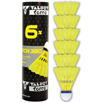 Talbot Torro Badmintonshuttle Tech 350 - Geel