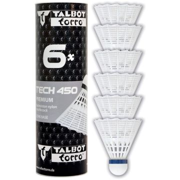 Talbot Torro Badmintonshuttle Tech 450 - Wit