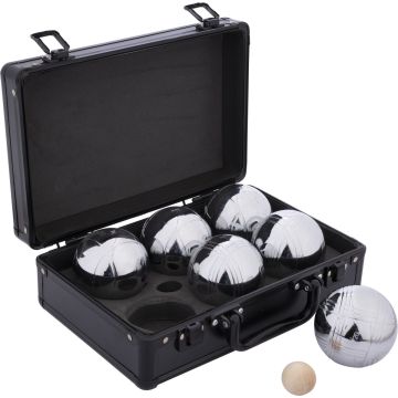 Engelhart Jeu de Boulesset - 6 ballen in een aluminium koffer