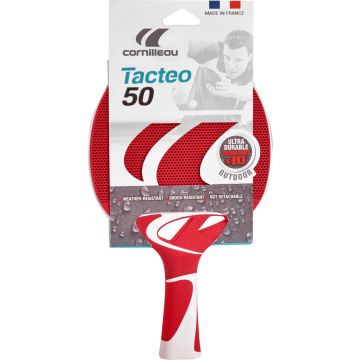 Cornilleau Tafeltennisbatje Tacteo 50 Outdoor - Rood