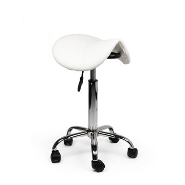 Ergonomische Zadelkruk Pro - Wit