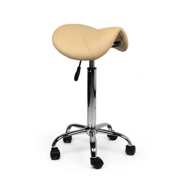 Ergonomische Hoge Zadelkruk Pro - Beige