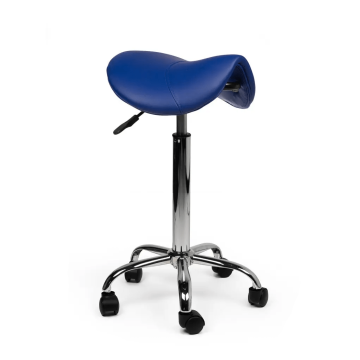 Ergonomische Hoge Zadelkruk Pro - Blauw