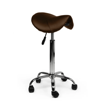 Ergonomische Hoge Zadelkruk Pro - Bruin