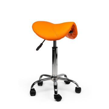 Ergonomische Zadelkruk Pro - Oranje