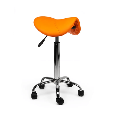 Ergonomische Hoge Zadelkruk Pro - Oranje