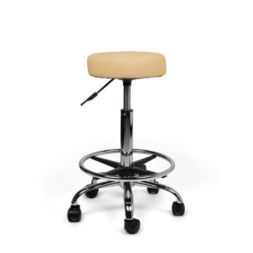 Ergonomische Tabouret Pro met Voetring - Beige