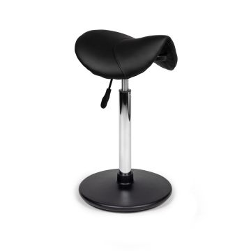 Ergonomische Hoge Balanskruk Pro - Zwart