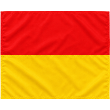 Sportec Hoekvlag - 30 mm - Rood/Geel
