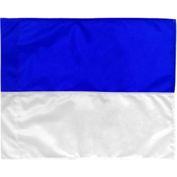 Sportec Hoekvlag - 30 mm - Blauw/Wit