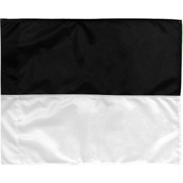 Sportec Hoekvlag - 30 mm - Zwart/Wit