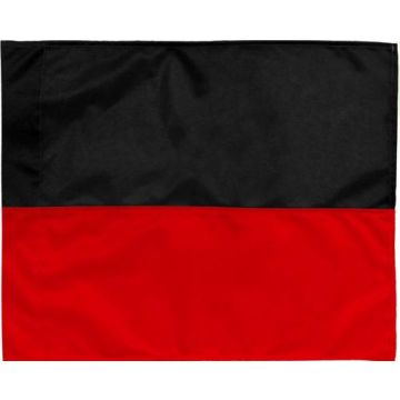 Sportec Hoekvlag - 30 mm - Rood/Zwart