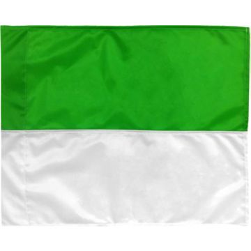 Sportec Hoekvlag - 30 mm - Groen/Wit