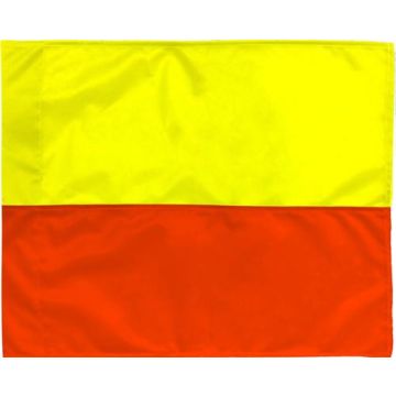 Sportec Hoekvlag - 30 mm - Fluor-Oranje