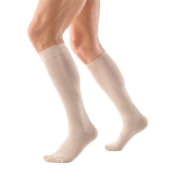 Bauerfeind VenoTrain Act Steunkousen Katoen Heren Beige