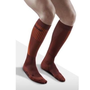 CEP Ski Touring Socks Donker Oranje-Man-Maat 5