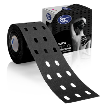 CureTape Punch 5m x 5cm - Zwart