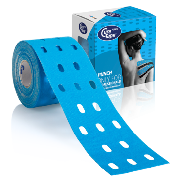 CureTape Punch 5m x 5cm - Blauw