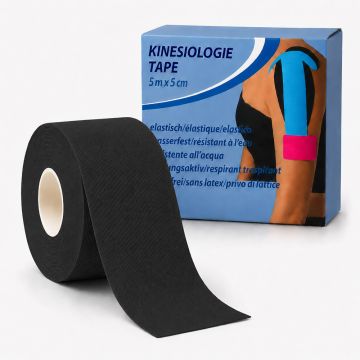 Dittmann Kinesio Tape 5m x 5cm - Zwart