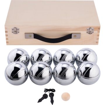Sportec Jeu de Boulesset - 8 ballen in een kist