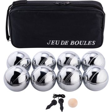 Sportec Jeu de Boulesset - 8 ballen in een tas