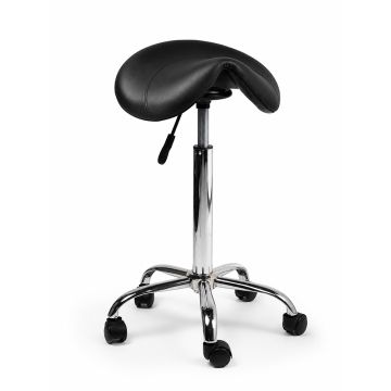 Ergonomische Hoge Zadelkruk Pro - Zwart