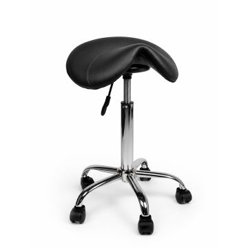 Ergonomische Zadelkruk Pro - Zwart