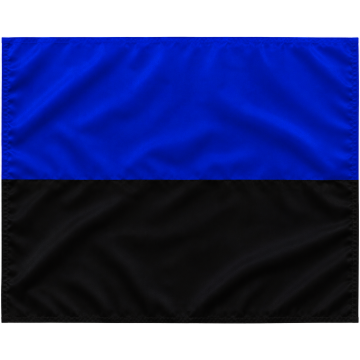 Sportec Hoekvlag - 30 mm - Blauw/Zwart