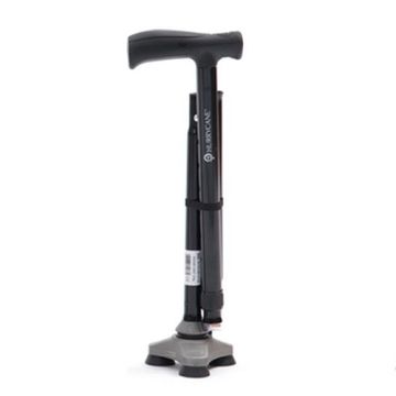 Hurrycane Opvouwbare Wandelstok - Zwart
