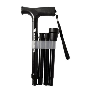 Opvouwbare Wandelstok Zwart