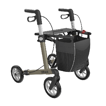 Rehasense Server Rollator met Soft Wielen Champagne
