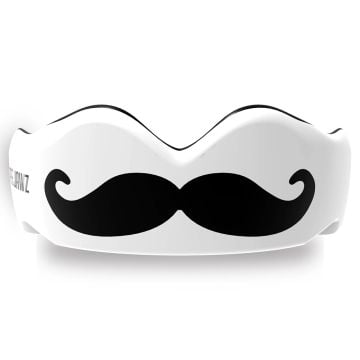 SafeJawz Bitje Extro-Series Moustache Wit