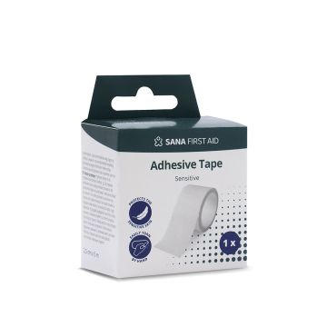 Sana Hechtpleister sensitive 5m × 2,5 cm