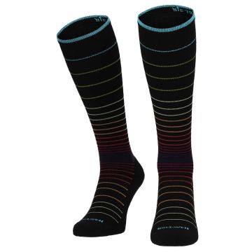 Sockwell Compressiekousen Circulator Dames Zwart Gestreept