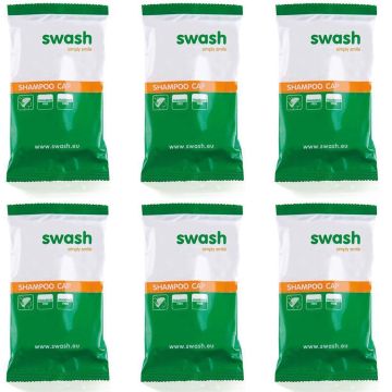 Swash Shampoo Cap Parfumvrij - 6 stuks