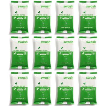 Swash Washandjes Geparfumeerd Groen -12 x 8 Stuks