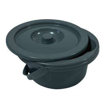 Toiletstoel / Postoel Emmer Grijs