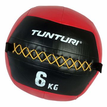 Tunturi Wall Ball 6KG Rood