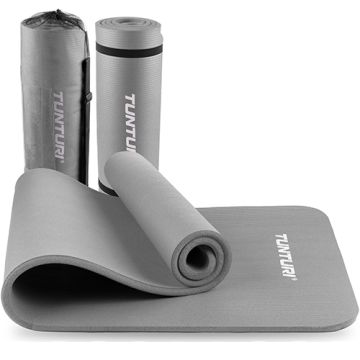 Tunturi Yogamat 15mm Grijs