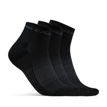 Craft Core Dry Mid Sock 3-Pack Zwart