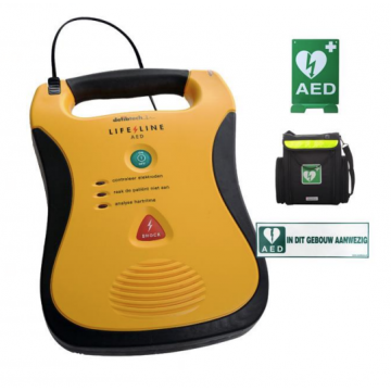 Pakket A:  Defibtech Lifeline AED (vol-automaat)