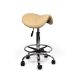 Ergonomische Zadelkruk Pro met Voetring - Beige