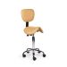 Ergonomische Zadelkruk Pro met Rugleuning - Beige